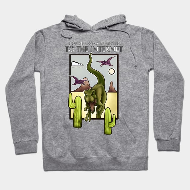 T-rex Runner - Google Game Hoodie by MonoMano